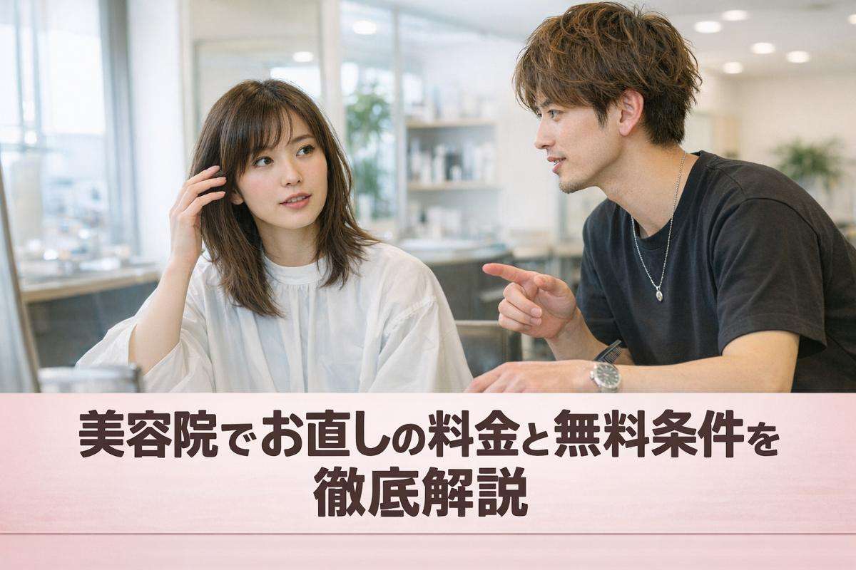 美容院でお直しの料金と無料条件を徹底解説｜カット・カラー・パーマ失敗時の正しい対処法とサロン選びのコツ