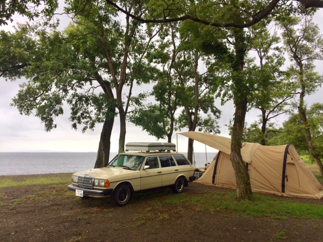琵琶湖畔でSUPキャンプ♪